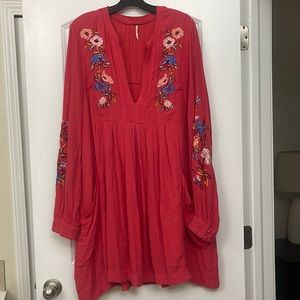Free people Embroidered dress